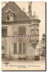 Old Postcard Besancon les Bains Hotel Chassignet Rue Pasteur