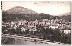 Old Postcard Argeles View from the Hotel du Parc