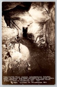 Harmony Minnesota Trail to Falls Cavern Underground Niagara Cave Postcard E24