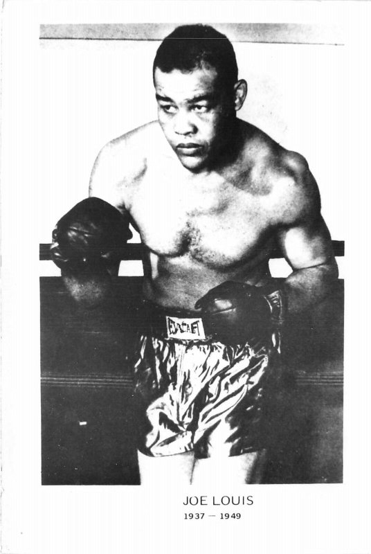 Lot 86 box sport joe louis african american boxer