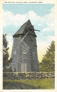 FALMOUTH, MA Massachusetts THE OLD MILL~Mill Road BARNSTABLE CO  c1920s Postcard