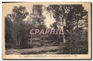 Old Postcard Foret de Rambouillet A corner of the King's Pond