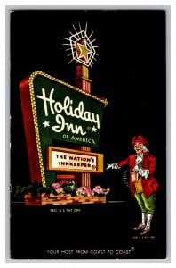 Holiday Inn Sign Yuma Arizona c1965 Postcard The Nation's Innkeeper