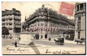 Paris Postcard Old Place d & # 39iena