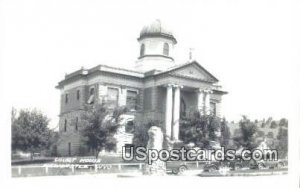 Real Photo Court House - Newcastle, Wyoming