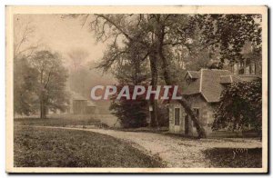 Park of Versailles Postcard Old Hamlet Marie Antoinette