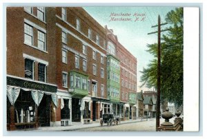 c1905s Manchester House, Manchester New Hampshire NH Antique Unposted Postcard