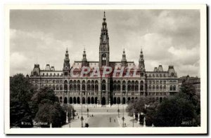 Old Postcard Wien Rathaus