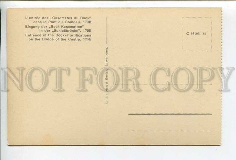 438090 Luxembourg Vintage postcard