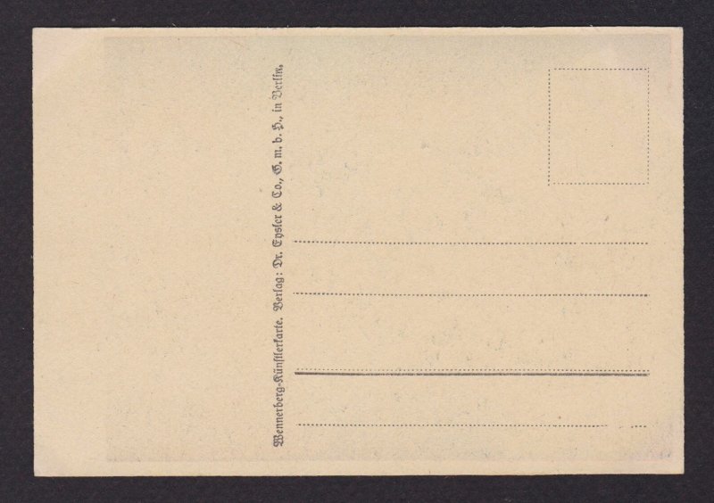 GERMANY, Vintage postcard, Art, Unused