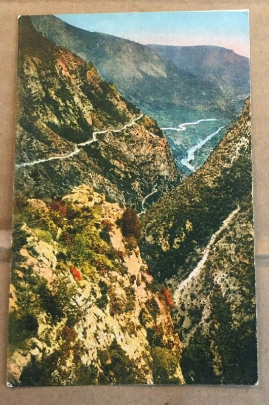 VINTAGE UNUSED  POSTCARD VALLEY OF THE VESUBIE, FRANCE