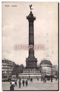 Old Postcard Paris Bastille