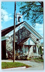 OSAWATOMIE, KS Kansas ~ The OLD STONE CHURCH c1950s Miami County Postcard
