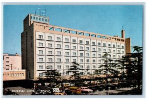 Tokyo Japan Postcard Exterior View of Imperial Hotel Building c1950's Unposted