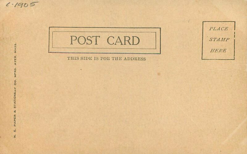 Massachusetts Needham Charles River Morse Estate #3298 Postcard NE Paper 22-2310