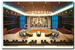 Modern Postcard United Nations Security Council Chamber