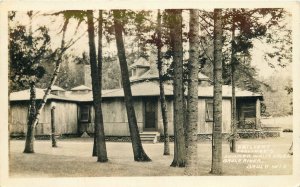 Postcard RPPC 1928 Wisconsin Brule Coolidge Summer White House 23-12702