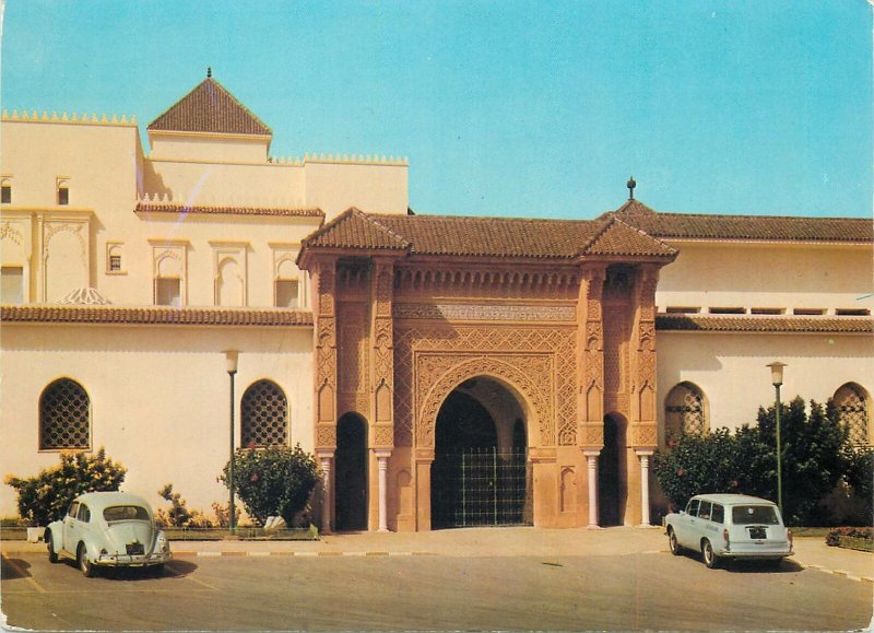 Morocco Postcard Rabat Moulay Hassan I mausoleum entrance