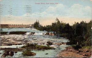 Current River Port Arthur Ontario ON Ont. c1916 Postcard D63