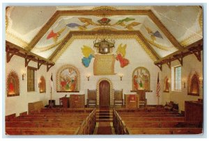 1968 Interior Of Holy City Chapel Lawton Oklahoma OK Posted Vintage Postcard