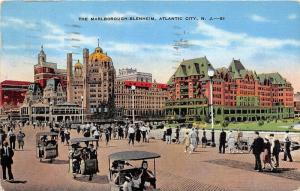 Atlantic City New Jersey~Marlborough Blenheim & Park Place~Rolling Chairs~1940