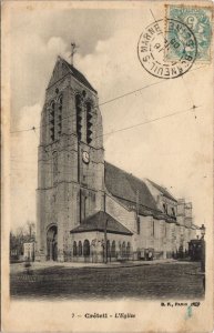 CPA AK CRÉTEIL - L'Eglise (44422)