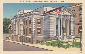 Tennessee Greeneville Greene County Court House