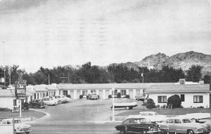 Boulder City Nevada Vale Motel Birdseye View Vintage Postcard KK1880