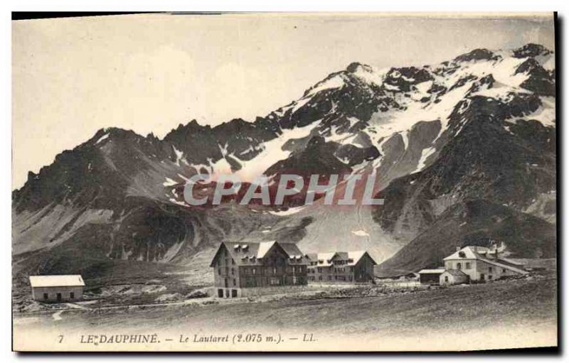 Old Postcard The Dauphine Lautaret (2075 m)