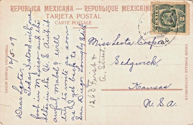 COATZACOALCOS VERACRUZ MEXICO PLANTA ELECTRICA PHOTO POSTCARD 1909