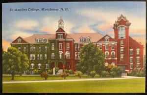 Vintage Postcard 1930-1945 St. Anselms College, Manchester, New Hampshire (NH)