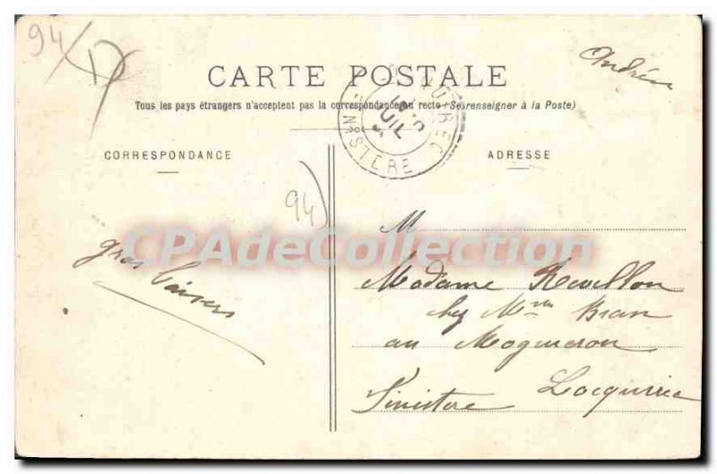 Old Postcard Joinville Le Pont Les Regates