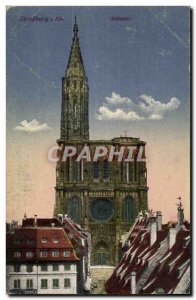 Strasbourg Old Postcard Munster