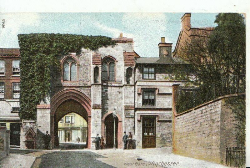 Hampshire Postcard - West Gate - Winchester - Ref 12063A