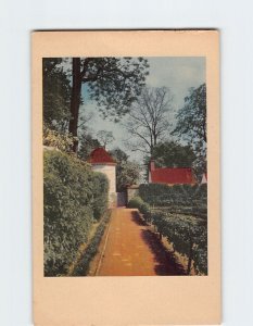 Postcard View In The Kitchen Garden, Mount Vernon, Virginia