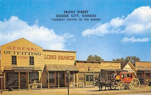 Front Street Cowboy capital of the world Dodge City Kansas  