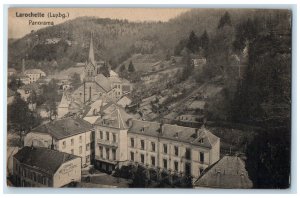 c1910 Grand Hotel Buildings Panorama View of Larochette Luxembourg Postcard