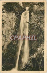 Old Postcard The Pyrenees Bagneres de Bigorre Htes Pyr Cascade Grip