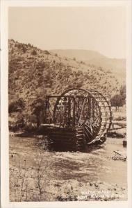 Water Wheet Kiamath River Black Hills South Dakota Real Photo