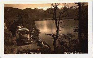 Brazil Lago Meliquina Parque Lanin Vintage RPPC C061