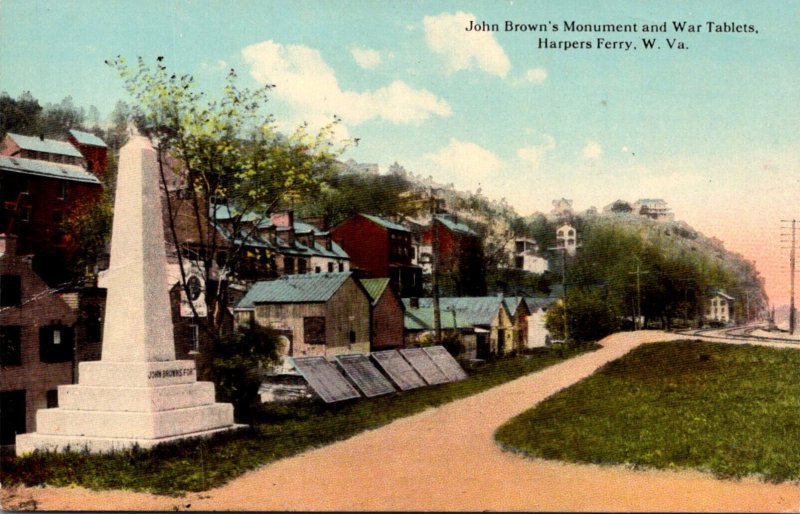 Monuments John Brown's Monument and War Tablets Harpers Ferry West Virginia