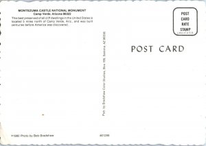 Montezuma Castle National Monument Camp Verde Arizona Postcard