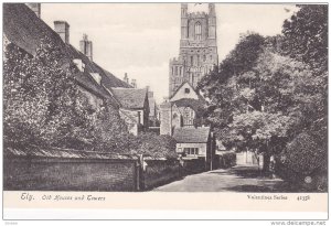 Old Houses And Towers, Ely (Cambridgeshire), England, UK, 1900-1910s