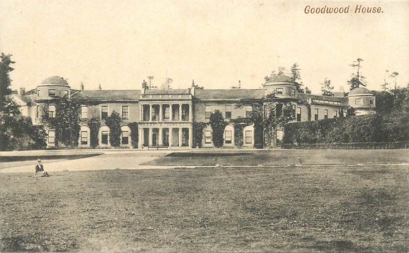 Postcard England W Sussex Chichester Goodwood House manor