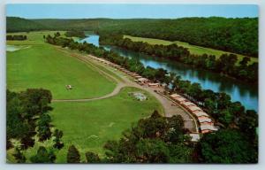 Postcard AR Lakeview Al Gaston's White River Resort Airview Cabins N12