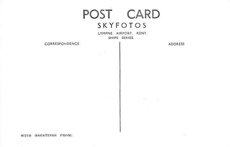 M S Pinto Printed Photo Mac Andrew Ship Line Ship 