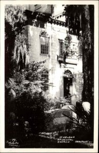 Beaufort SC South Carolina St. Helena Church Real Photo Postcard