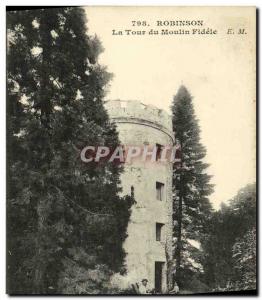 Old Postcard Robinson Tower Mill Fidele