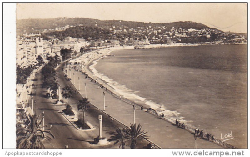 France Nice La Promenade des Anglais 1950 Real Photo