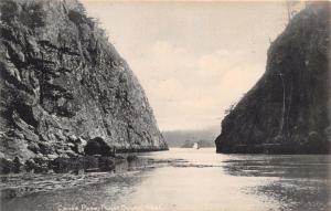 PUGET SOUND WASHINGTON CANOE PASS POSTCARD c1900s